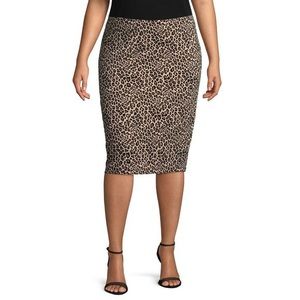 Size 16 CHICO’s Leopard Print Pencil Skirt